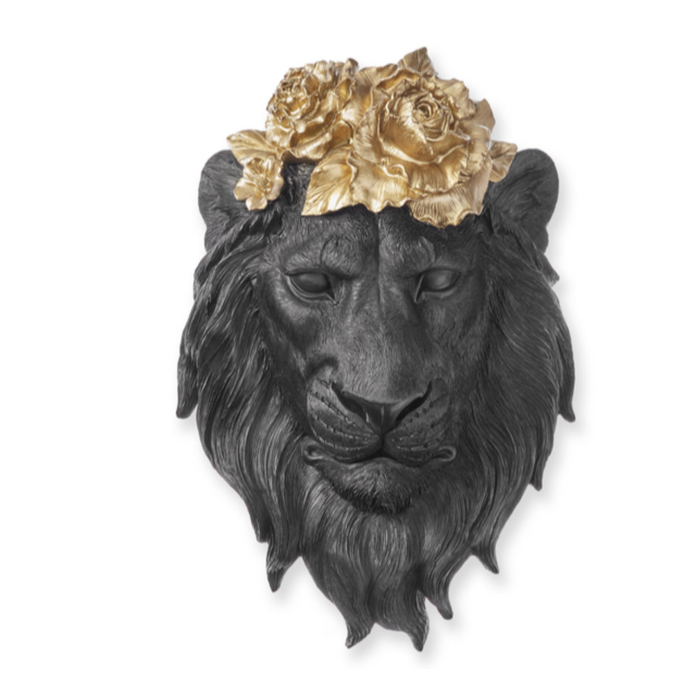 Z Gallerie Leon Coronado Plaque lion wallhanging NWT